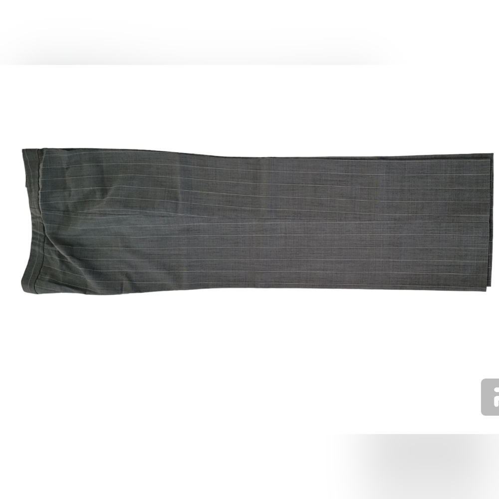 Armani Collezioni Gray Pinstripe Trousers - Picture 4 of 11